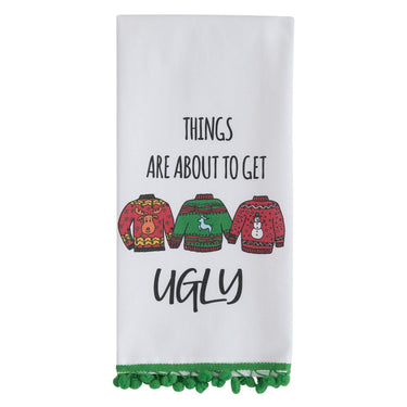About To Get Ugly Dishtowel - Park Designs - The Fox Decor